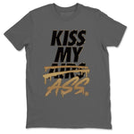 Jordan 1 Black Metallic Gold Sneaker Match Tees Kiss My Ass Sneaker Tees Jordan 1 Black Metallic Gold Sneaker Release Tees Unisex Shirts