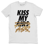 Jordan 1 Black Metallic Gold Sneaker Match Tees Kiss My Ass Sneaker Tees Jordan 1 Black Metallic Gold Sneaker Release Tees Unisex Shirts