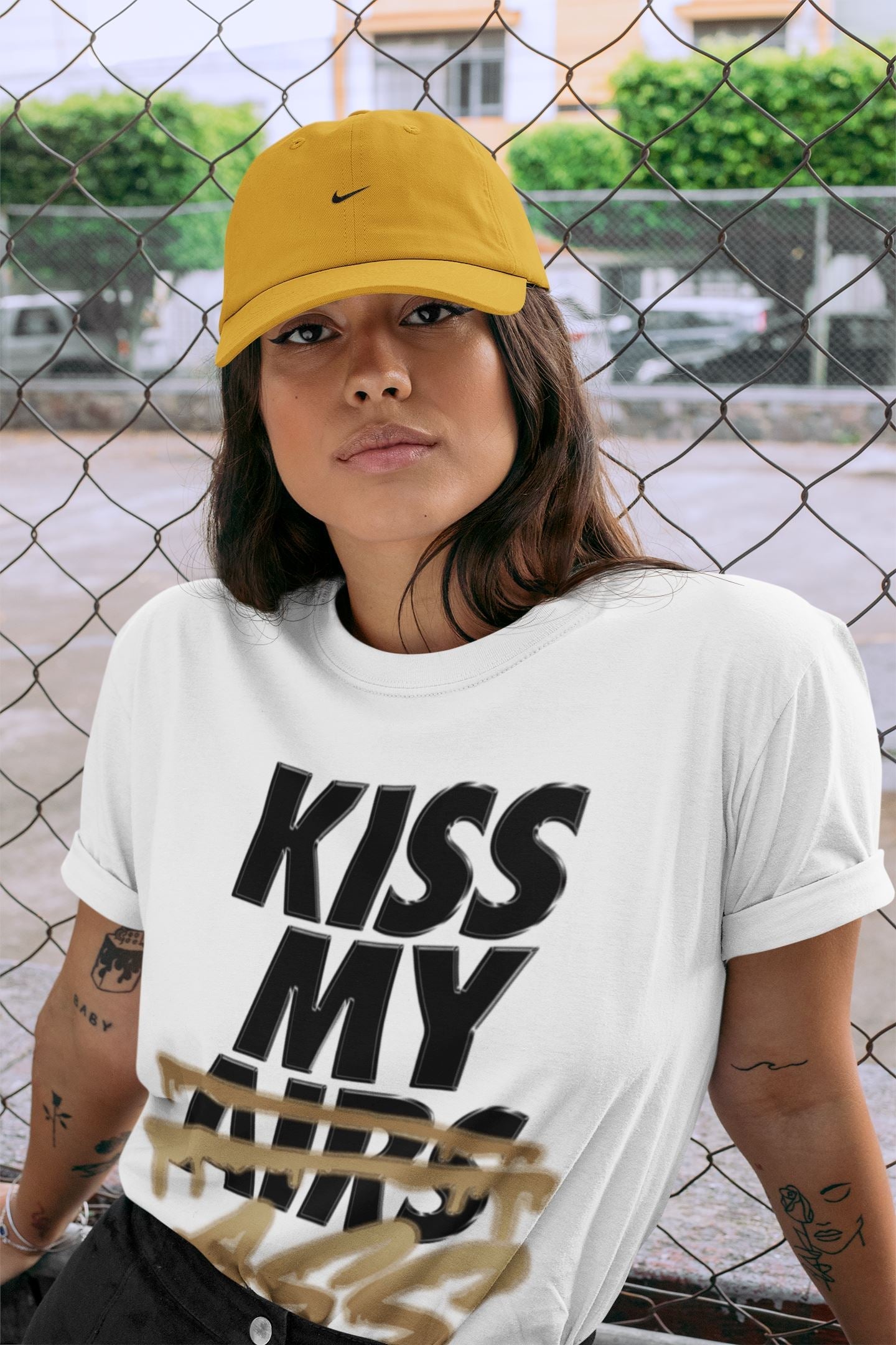 Jordan 1 Black Metallic Gold Sneaker Match Tees Kiss My Ass Sneaker Tees Jordan 1 Black Metallic Gold Sneaker Release Tees Unisex Shirts