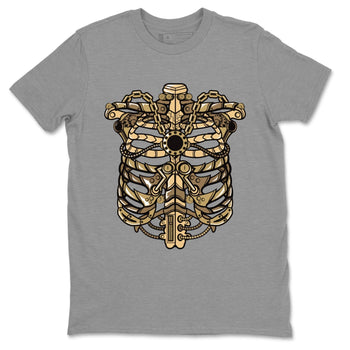 Jordan 1 Black Metallic Gold Sneaker Match Tees Metallic Ribcage Sneaker Tees Jordan 1 Black Metallic Gold Sneaker Release Tees Unisex Shirts