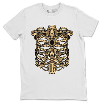 Jordan 1 Black Metallic Gold Sneaker Match Tees Metallic Ribcage Sneaker Tees Jordan 1 Black Metallic Gold Sneaker Release Tees Unisex Shirts