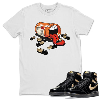 Jordan 1 Black Metallic Gold Sneaker Match Tees Sneaker Addiction Sneaker Tees Jordan 1 Black Metallic Gold Sneaker Release Tees Unisex Shirts
