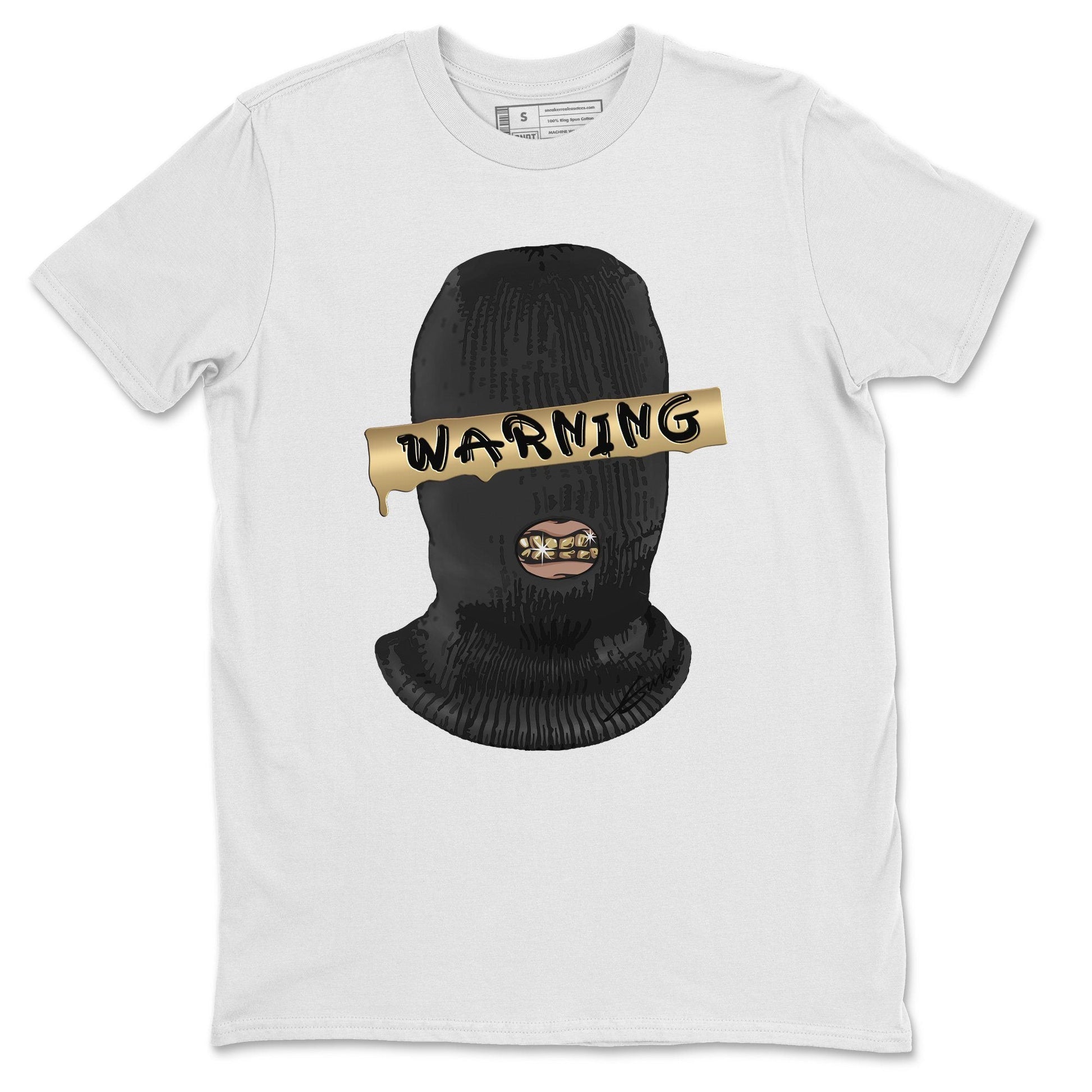 Jordan 1 Black Metallic Gold Sneaker Match Tees Warning Sneaker Tees Jordan 1 Black Metallic Gold Sneaker Release Tees Unisex Shirts