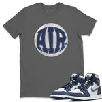 Jordan 1 Midnight Navy Sneaker Match Tees Air Sneaker Tees Jordan 1 Midnight Navy Sneaker Release Tees Unisex Shirts