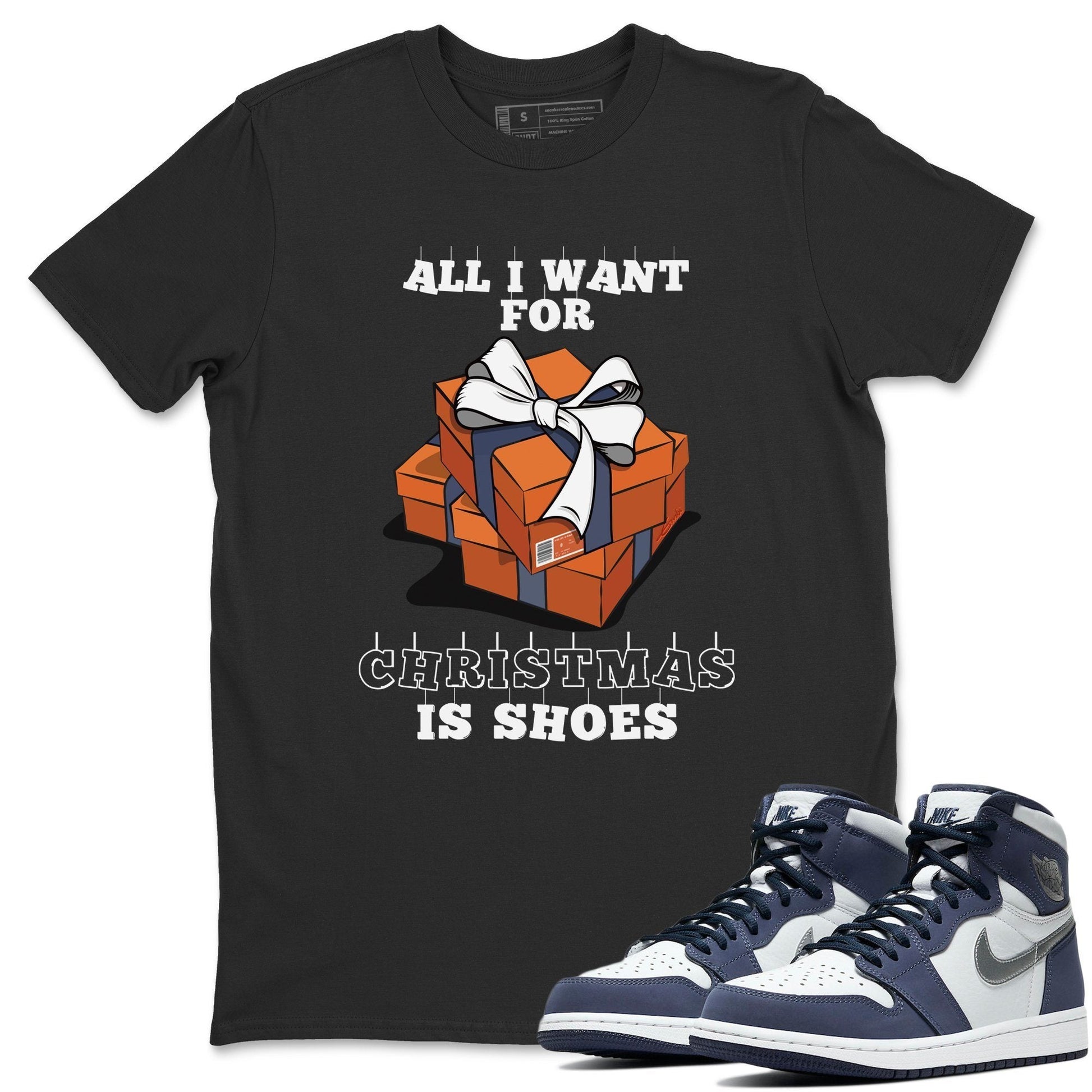 Jordan 1 Midnight Navy Sneaker Match Tees Christmas Present Sneaker Tees Jordan 1 Midnight Navy Sneaker Release Tees Unisex Shirts