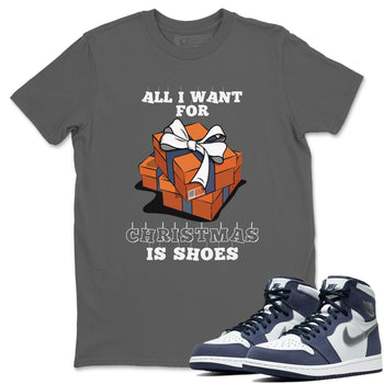 Jordan 1 Midnight Navy Sneaker Match Tees Christmas Present Sneaker Tees Jordan 1 Midnight Navy Sneaker Release Tees Unisex Shirts