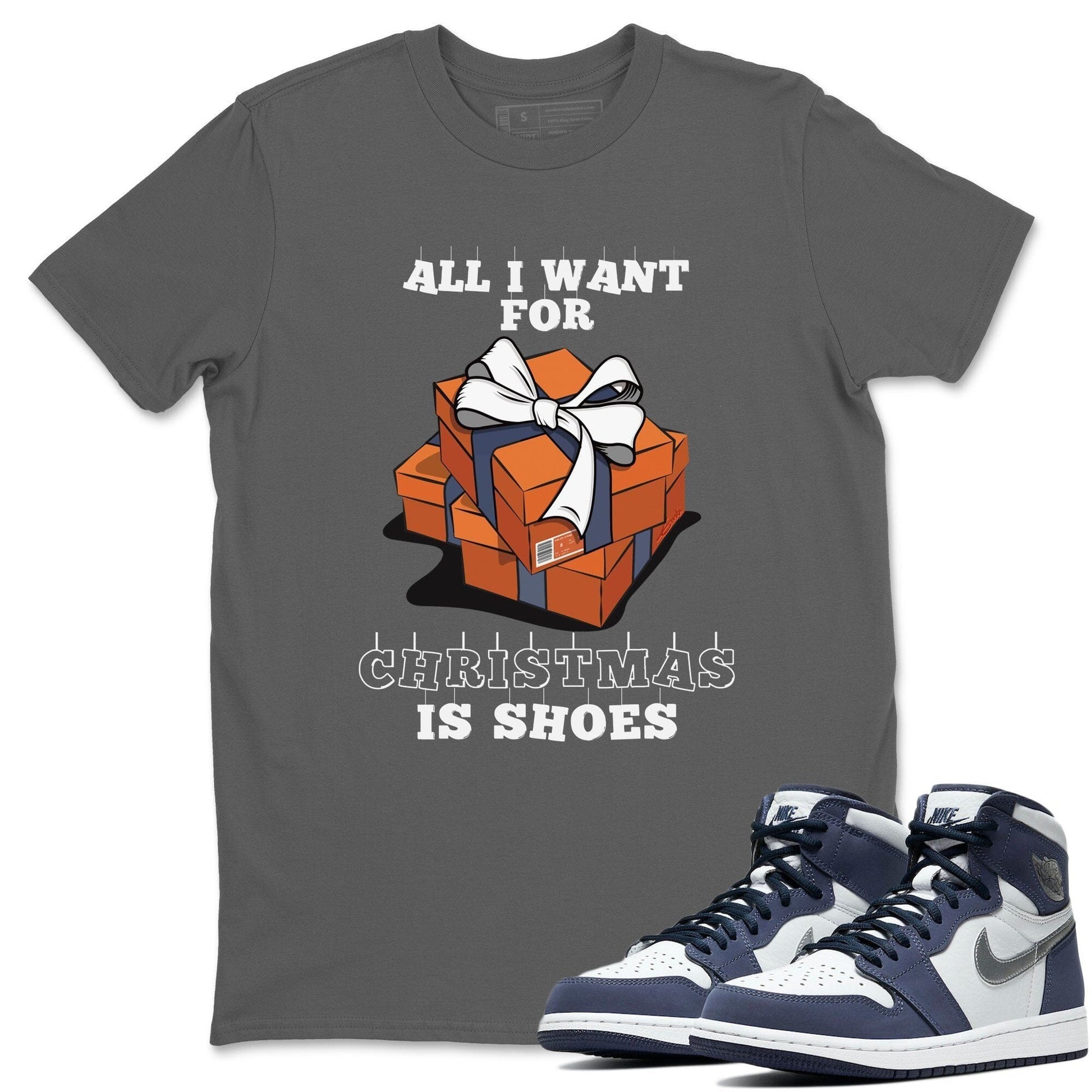 Jordan 1 Midnight Navy Sneaker Match Tees Christmas Present Sneaker Tees Jordan 1 Midnight Navy Sneaker Release Tees Unisex Shirts