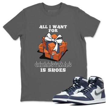 Jordan 1 Midnight Navy Sneaker Match Tees Christmas Present Sneaker Tees Jordan 1 Midnight Navy Sneaker Release Tees Unisex Shirts