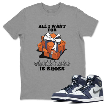 Jordan 1 Midnight Navy Sneaker Match Tees Christmas Present Sneaker Tees Jordan 1 Midnight Navy Sneaker Release Tees Unisex Shirts