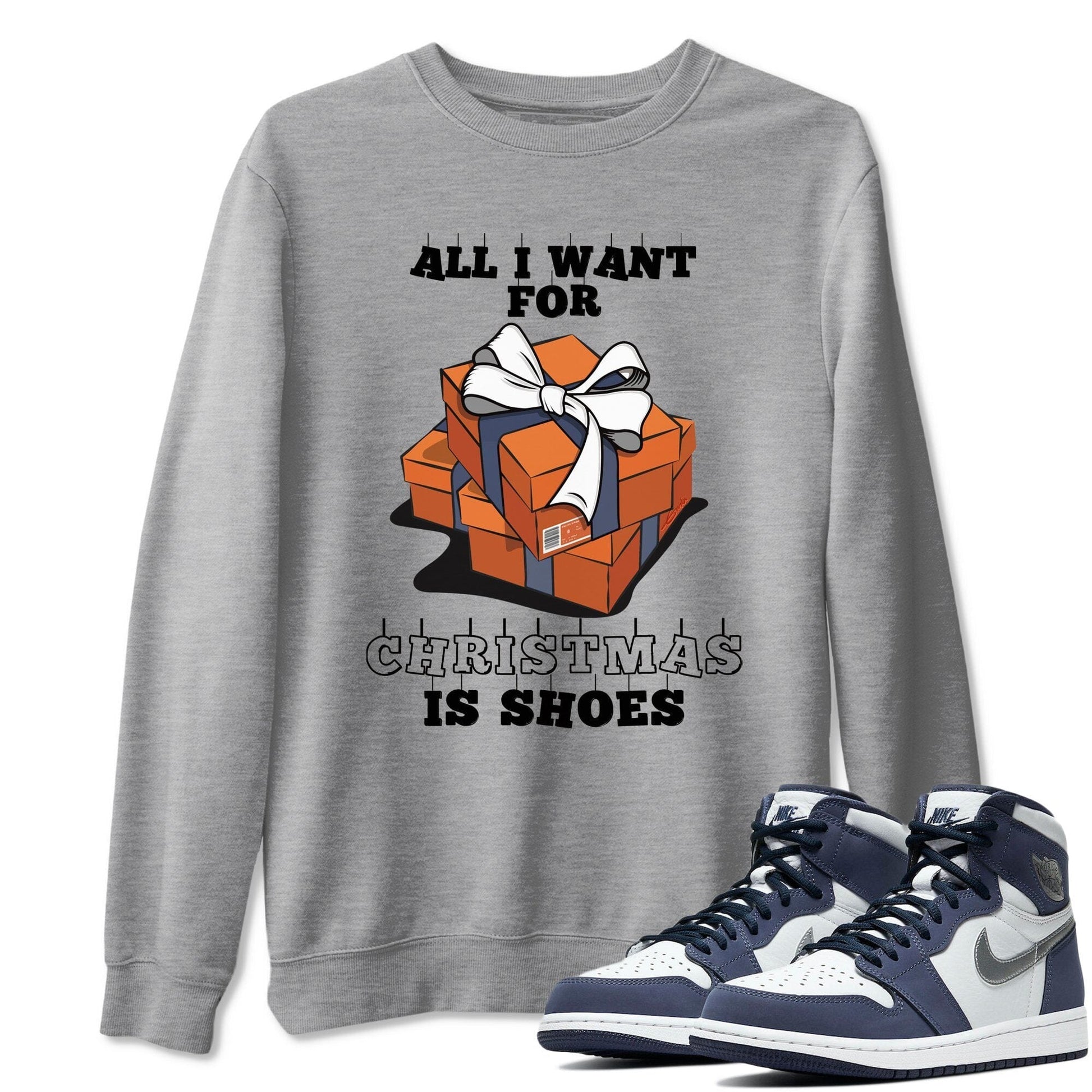 Jordan 1 Midnight Navy Sneaker Match Tees Christmas Present Sneaker Tees Jordan 1 Midnight Navy Sneaker Release Tees Unisex Shirts
