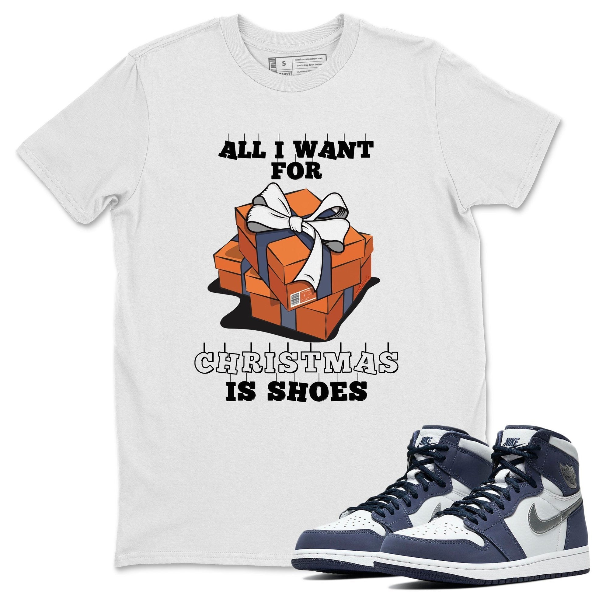Jordan 1 Midnight Navy Sneaker Match Tees Christmas Present Sneaker Tees Jordan 1 Midnight Navy Sneaker Release Tees Unisex Shirts