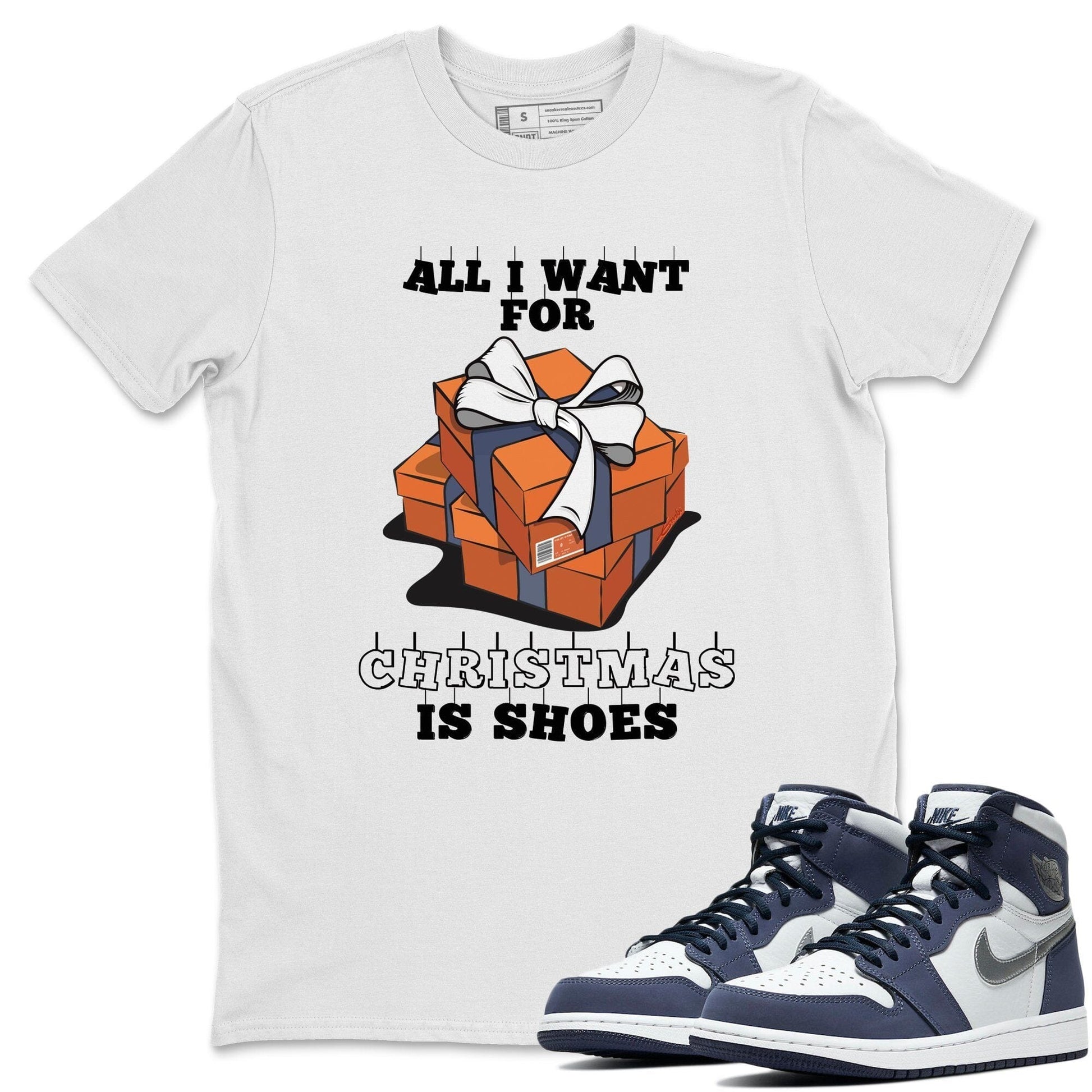 Jordan 1 Midnight Navy Sneaker Match Tees Christmas Present Sneaker Tees Jordan 1 Midnight Navy Sneaker Release Tees Unisex Shirts