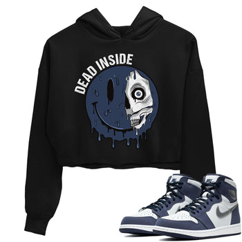 Jordan 1 Midnight Navy Sneaker Match Tees Dead Inside Sneaker Tees Jordan 1 Midnight Navy Sneaker Release Tees Women's Shirts