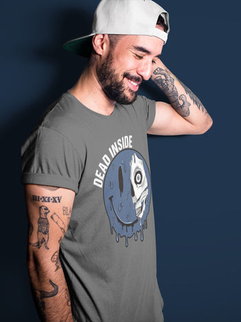 Jordan 1 Midnight Navy Sneaker Match Tees Dead Inside Sneaker Tees Jordan 1 Midnight Navy Sneaker Release Tees Unisex Shirts