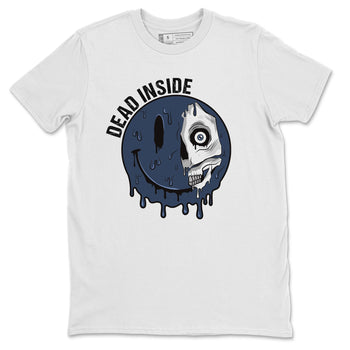Jordan 1 Midnight Navy Sneaker Match Tees Dead Inside Sneaker Tees Jordan 1 Midnight Navy Sneaker Release Tees Unisex Shirts