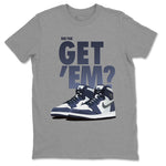 Jordan 1 Midnight Navy Sneaker Match Tees Did You Get Em SNRT Sneaker Tees Jordan 1 Midnight Navy SNRT Sneaker Release Tees Unisex Shirts