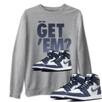 Jordan 1 Midnight Navy Sneaker Match Tees Did You Get Em SNRT Sneaker Tees Jordan 1 Midnight Navy SNRT Sneaker Release Tees Unisex Shirts