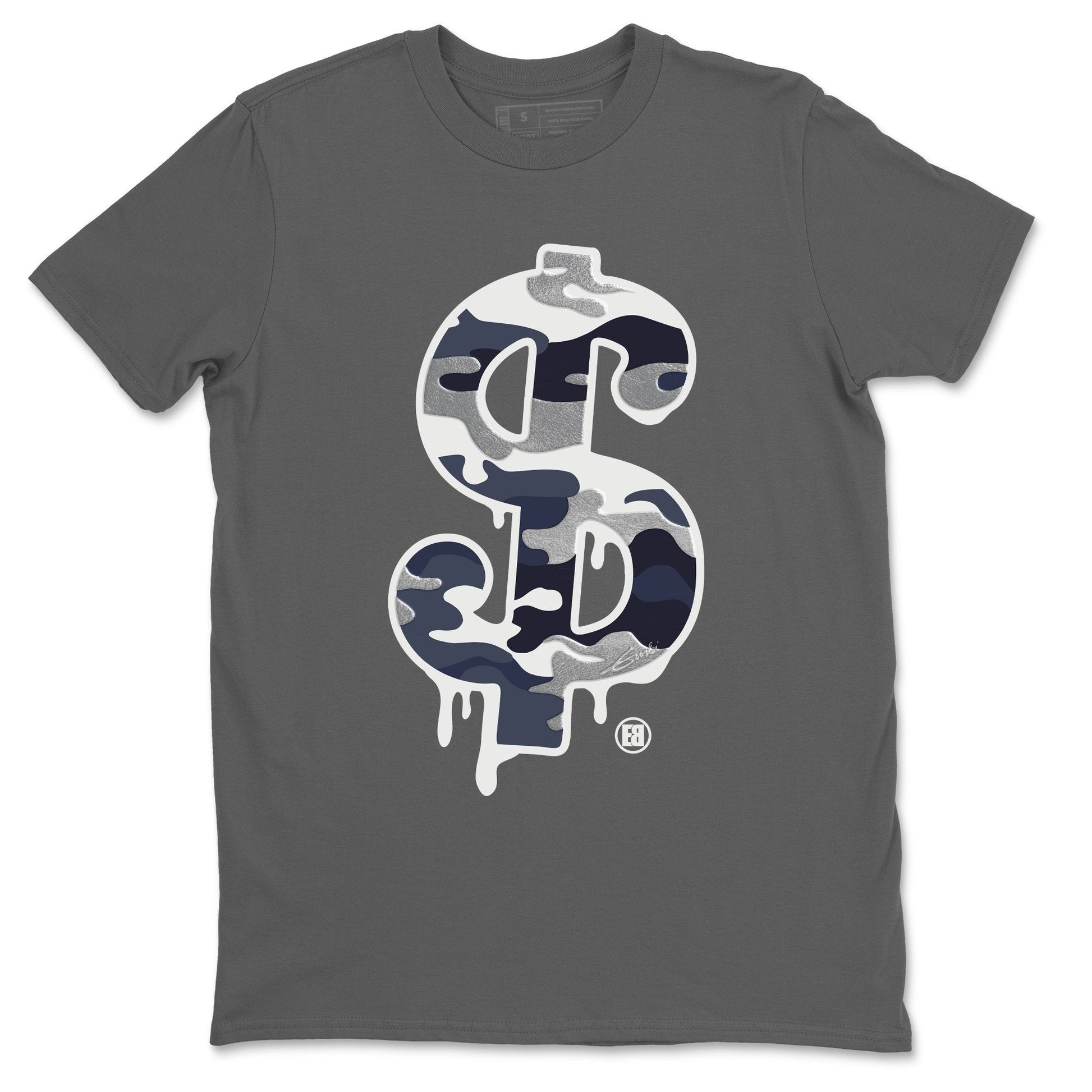 Jordan 1 Midnight Navy Sneaker Match Tees Dollar Camo Sneaker Tees Jordan 1 Midnight Navy Sneaker Release Tees Unisex Shirts