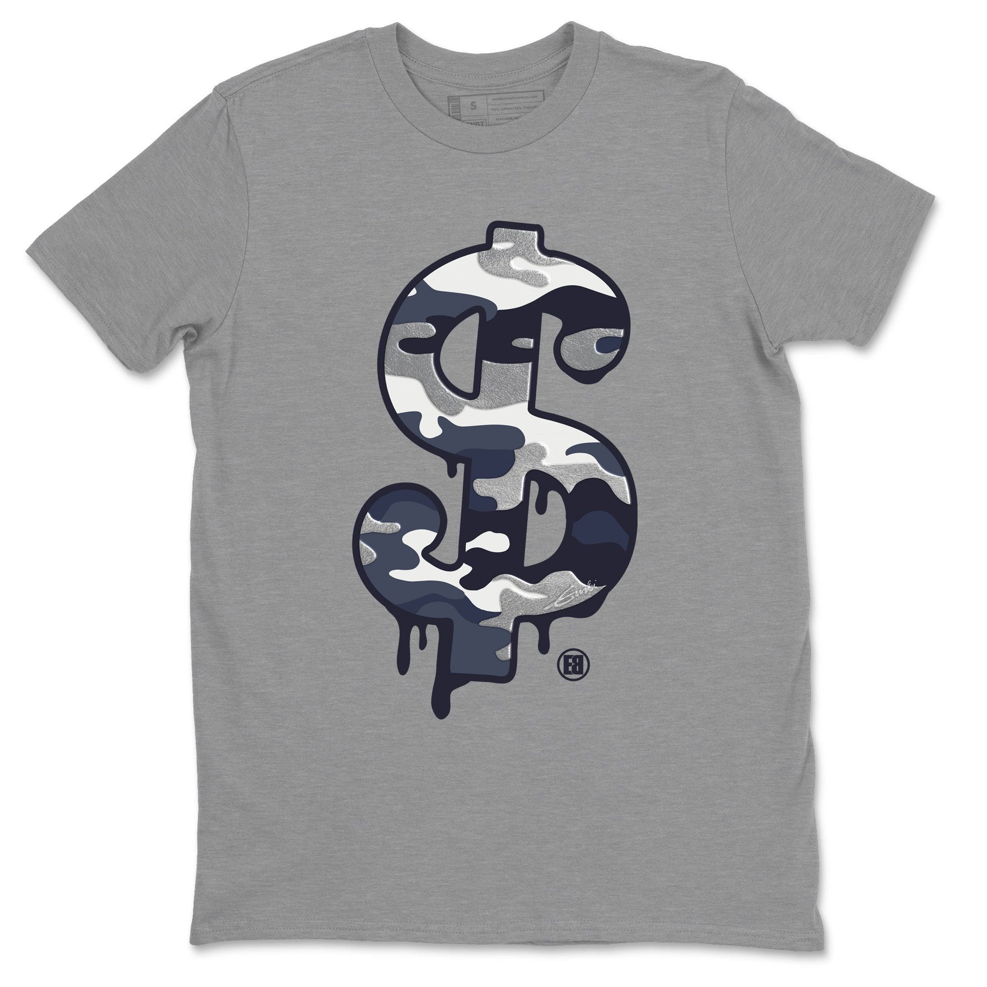 Jordan 1 Midnight Navy Sneaker Match Tees Dollar Camo Sneaker Tees Jordan 1 Midnight Navy Sneaker Release Tees Unisex Shirts