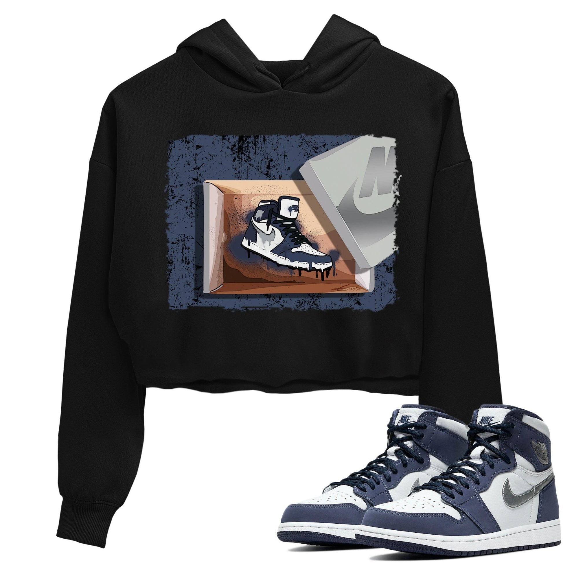 Jordan 1 Midnight Navy Sneaker Match Tees New Kicks Sneaker Tees Jordan 1 Midnight Navy Sneaker Release Tees Women's Shirts