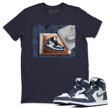 Jordan 1 Midnight Navy Sneaker Match Tees New Kicks Sneaker Tees Jordan 1 Midnight Navy Sneaker Release Tees Unisex Shirts