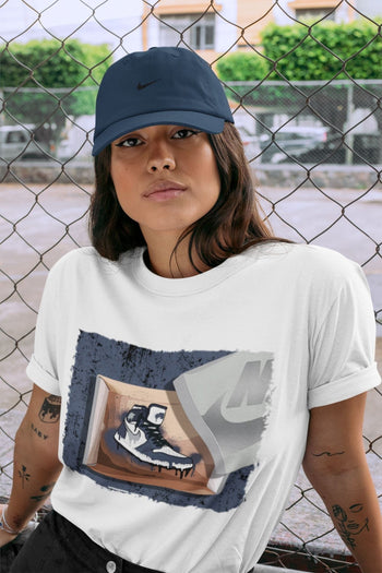 Jordan 1 Midnight Navy Sneaker Match Tees New Kicks Sneaker Tees Jordan 1 Midnight Navy Sneaker Release Tees Unisex Shirts
