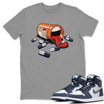 Jordan 1 Midnight Navy Sneaker Match Tees Sneaker Addiction Sneaker Tees Jordan 1 Midnight Navy Sneaker Release Tees Unisex Shirts