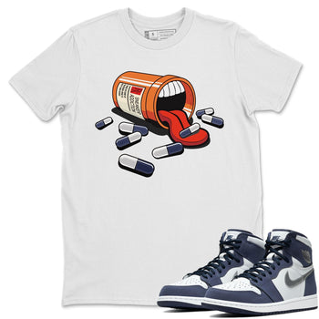 Jordan 1 Midnight Navy Sneaker Match Tees Sneaker Addiction Sneaker Tees Jordan 1 Midnight Navy Sneaker Release Tees Unisex Shirts