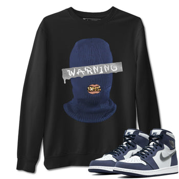 Jordan 1 Midnight Navy Sneaker Match Tees Warning Sneaker Tees Jordan 1 Midnight Navy Sneaker Release Tees Unisex Shirts