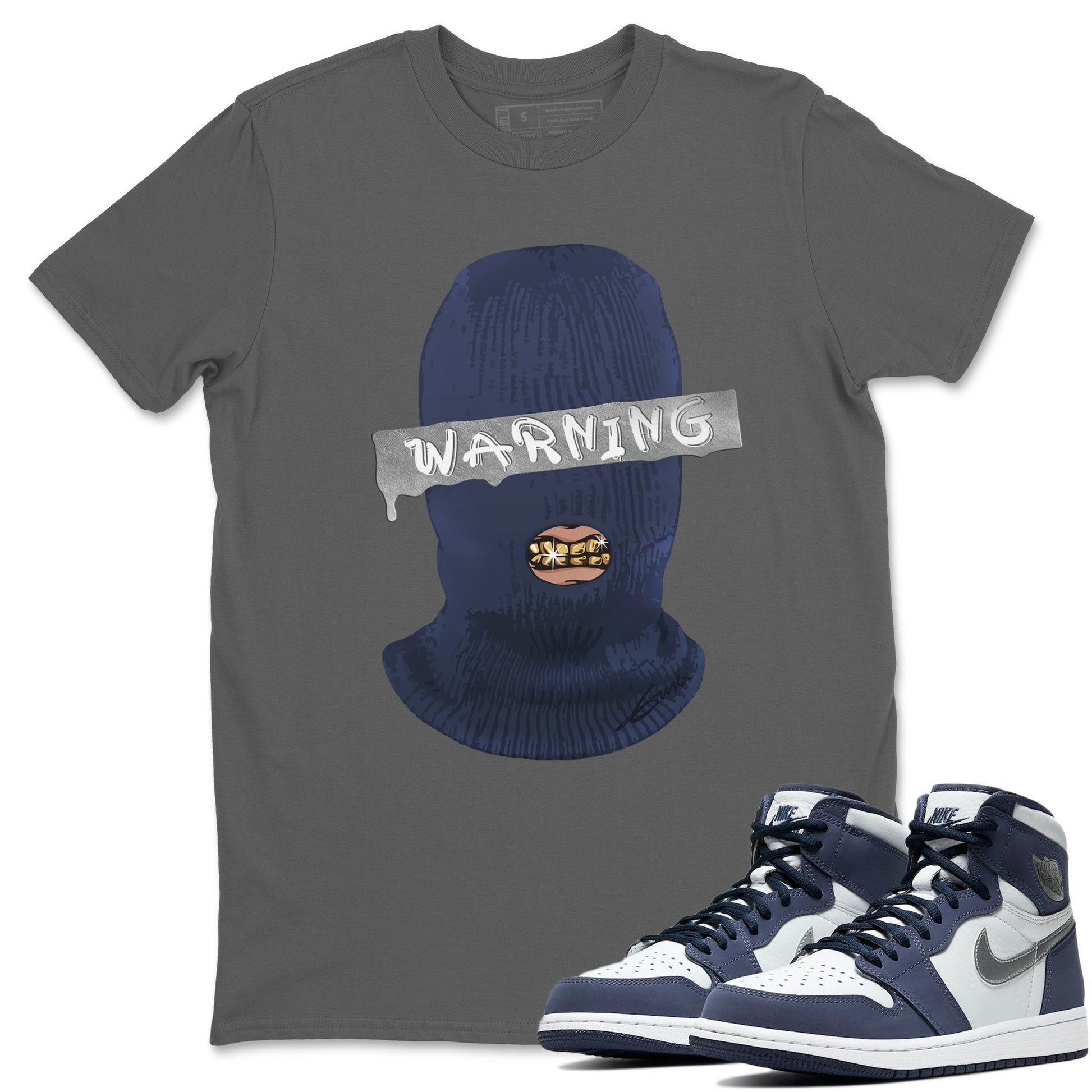 Jordan 1 Midnight Navy Sneaker Match Tees Warning Sneaker Tees Jordan 1 Midnight Navy Sneaker Release Tees Unisex Shirts