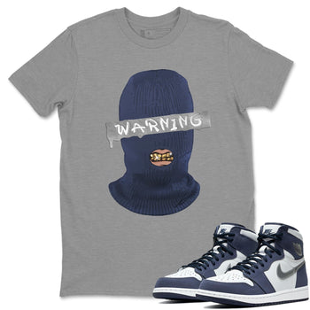 Jordan 1 Midnight Navy Sneaker Match Tees Warning Sneaker Tees Jordan 1 Midnight Navy Sneaker Release Tees Unisex Shirts