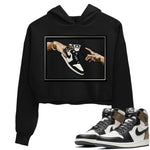 Jordan 1 Dark Mocha Sneaker Match Tees Adam's Creation Sneaker Tees Jordan 1 Dark Mocha Sneaker Release Tees Women's Shirts