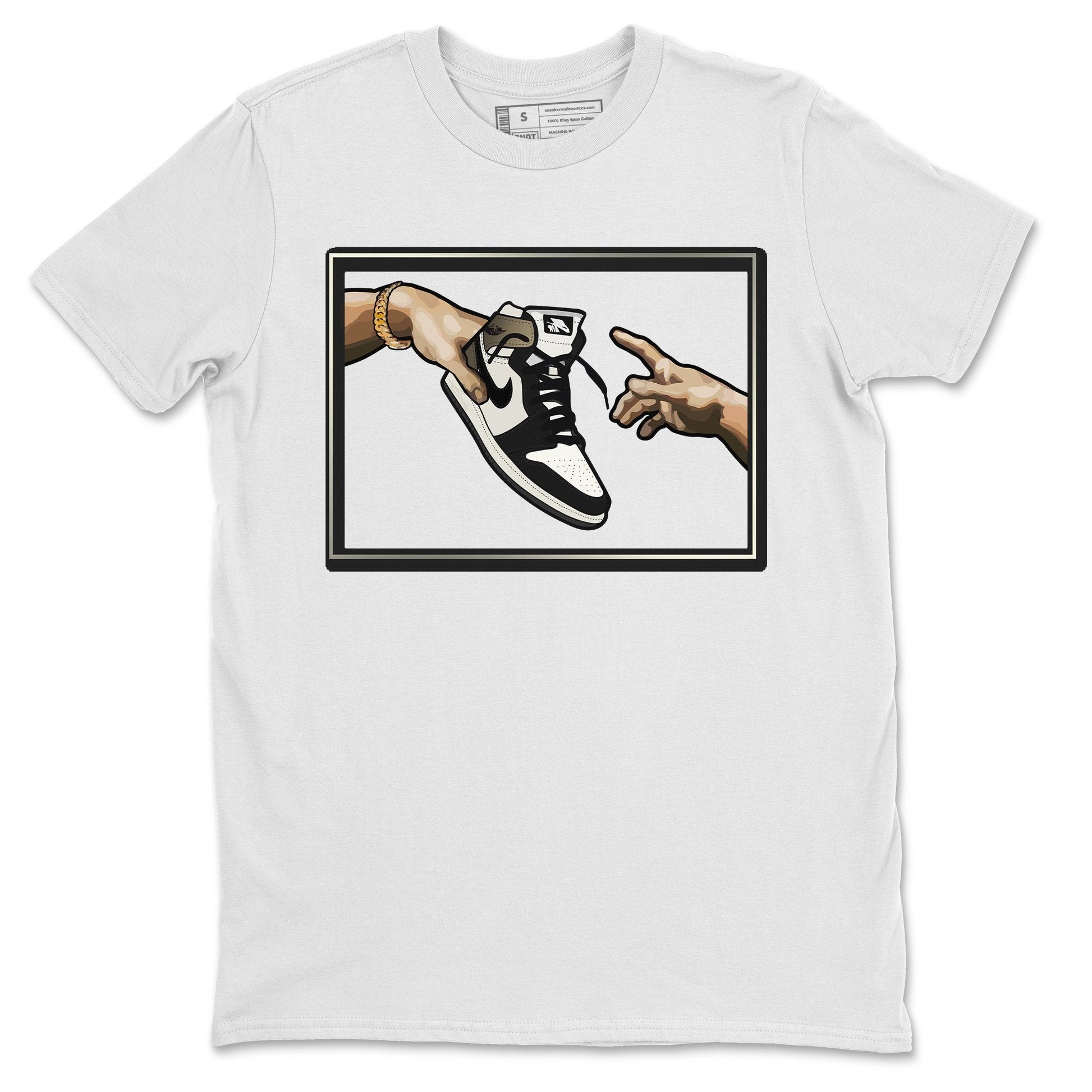 Jordan 1 Dark Mocha Sneaker Match Tees Adam's Creation Sneaker Tees Jordan 1 Dark Mocha Sneaker Release Tees Unisex Shirts