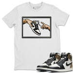 Jordan 1 Dark Mocha Sneaker Match Tees Adam's Creation Sneaker Tees Jordan 1 Dark Mocha Sneaker Release Tees Unisex Shirts