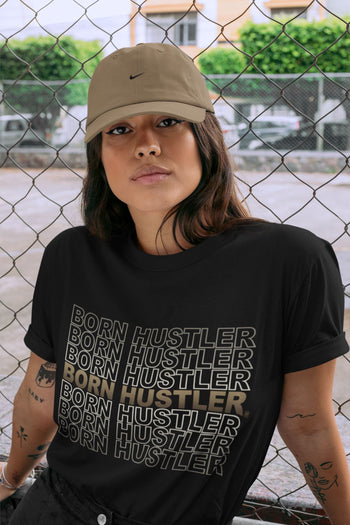 Jordan 1 Dark Mocha Sneaker Match Tees Born Hustler Sneaker Tees Jordan 1 Dark Mocha Sneaker Release Tees Unisex Shirts