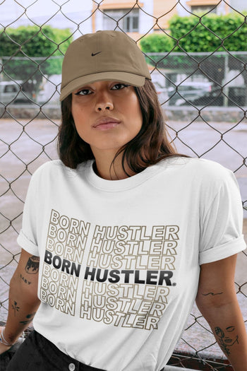 Jordan 1 Dark Mocha Sneaker Match Tees Born Hustler Sneaker Tees Jordan 1 Dark Mocha Sneaker Release Tees Unisex Shirts