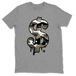 Jordan 1 Dark Mocha Sneaker Match Tees Dollar Camo Sneaker Tees Jordan 1 Dark Mocha Sneaker Release Tees Unisex Shirts