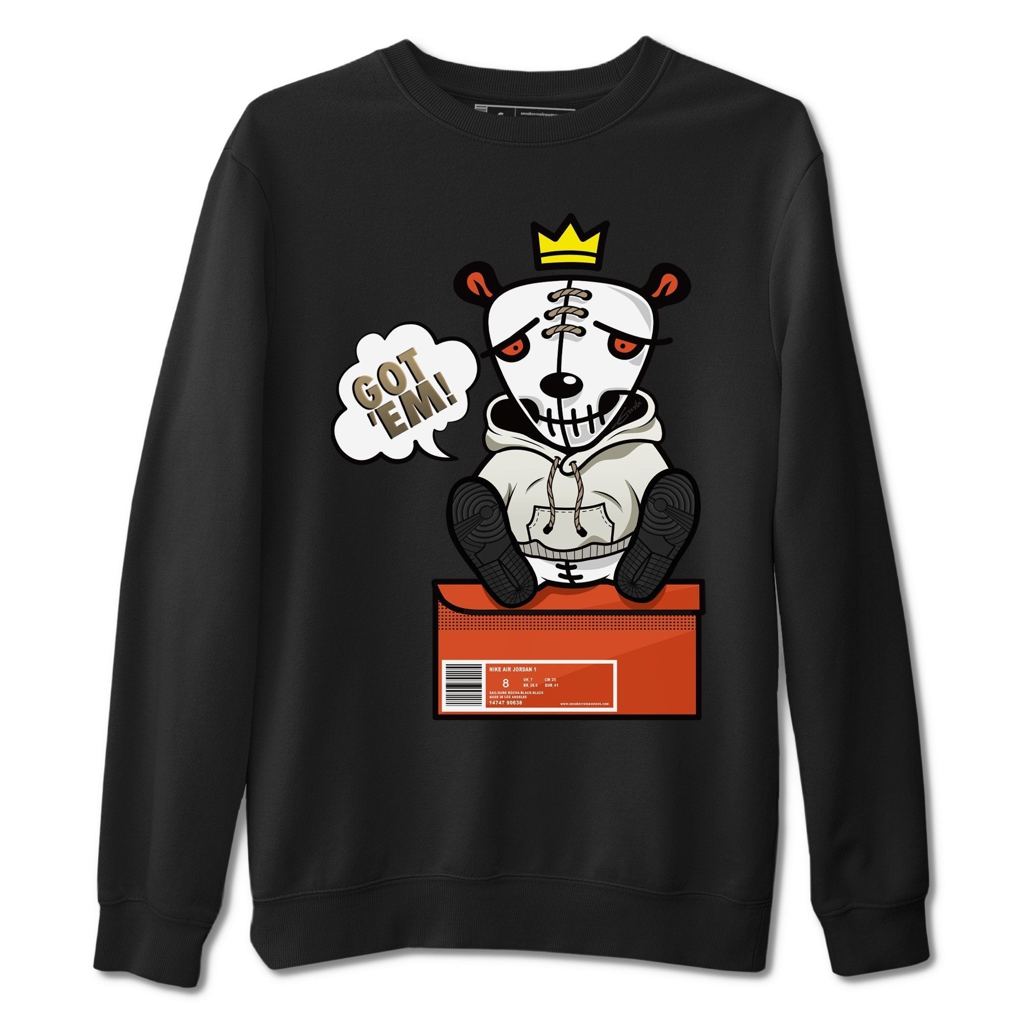 Jordan 1 Dark Mocha Sneaker Match Tees Got Em Sneaker Tees Jordan 1 Dark Mocha Sneaker Release Tees Unisex Shirts