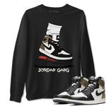 Jordan 1 Dark Mocha Sneaker Match Tees Jordan Gang Sneaker Tees Jordan 1 Dark Mocha Sneaker Release Tees Unisex Shirts