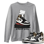 Jordan 1 Dark Mocha Sneaker Match Tees Jordan Gang Sneaker Tees Jordan 1 Dark Mocha Sneaker Release Tees Unisex Shirts