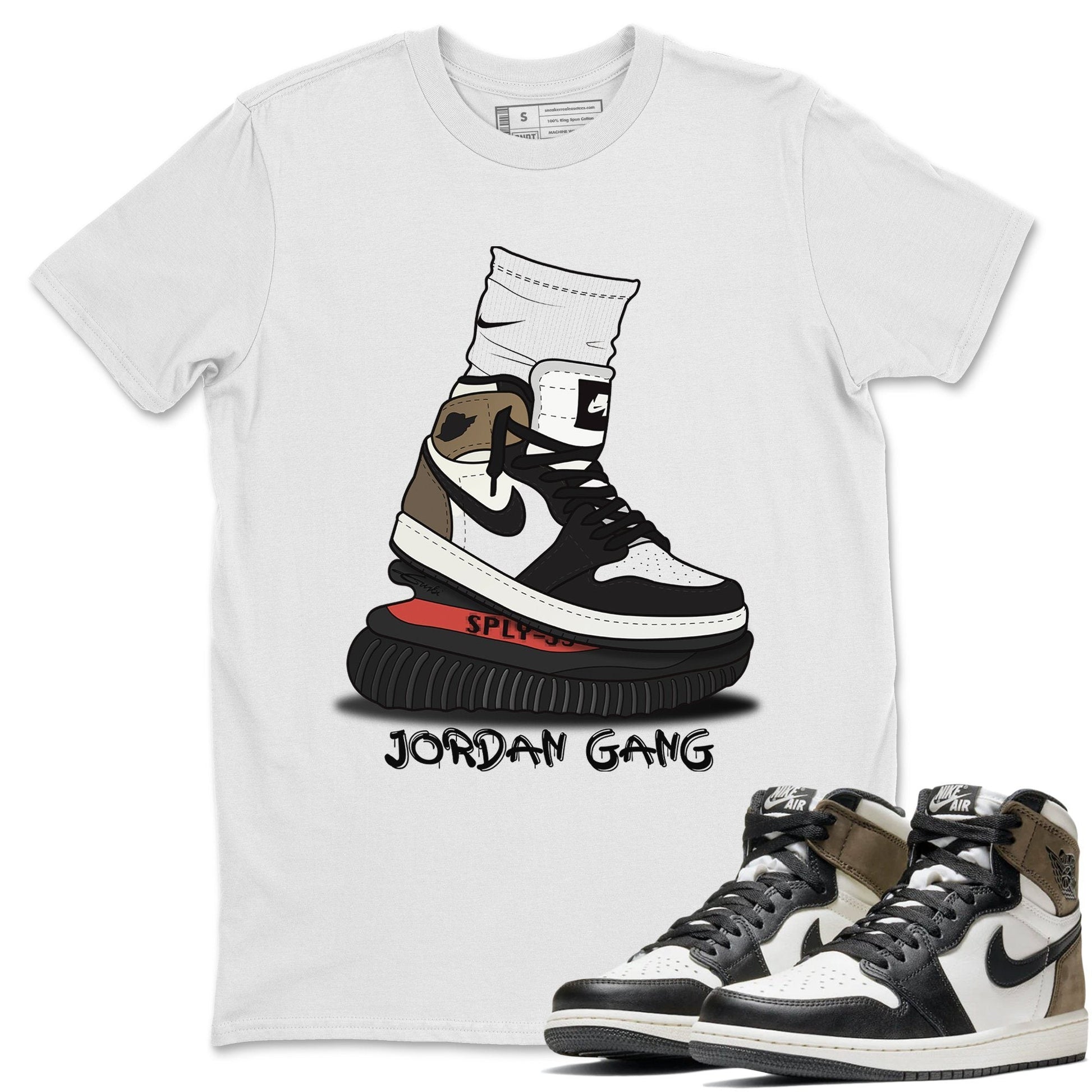 Jordan 1 Dark Mocha Sneaker Match Tees Jordan Gang Sneaker Tees Jordan 1 Dark Mocha Sneaker Release Tees Unisex Shirts