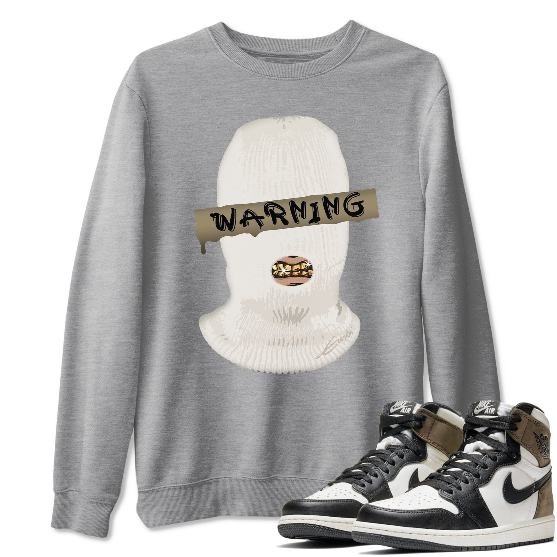 Jordan 1 Dark Mocha Sneaker Match Tees Warning Sneaker Tees Jordan 1 Dark Mocha Sneaker Release Tees Unisex Shirts