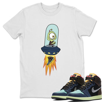 Jordan 1 Bio Hack Sneaker Match Tees Alien Sneaker Tees Jordan 1 Bio Hack Sneaker Release Tees Unisex Shirts