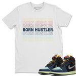 Jordan 1 Bio Hack Sneaker Match Tees Born Hustler Sneaker Tees Jordan 1 Bio Hack Sneaker Release Tees Unisex Shirts