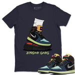 Jordan 1 Bio Hack Sneaker Match Tees Jordan Gang Sneaker Tees Jordan 1 Bio Hack Sneaker Release Tees Unisex Shirts