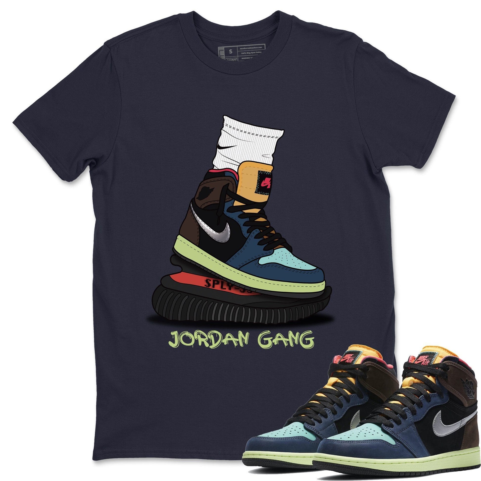 Jordan 1 Bio Hack Sneaker Match Tees Jordan Gang Sneaker Tees Jordan 1 Bio Hack Sneaker Release Tees Unisex Shirts