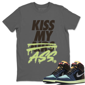 Jordan 1 Bio Hack Sneaker Match Tees Kiss My Ass Sneaker Tees Jordan 1 Bio Hack Sneaker Release Tees Unisex Shirts