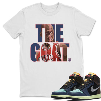 Jordan 1 Bio Hack Sneaker Match Tees The Goat Sneaker Tees Jordan 1 Bio Hack Sneaker Release Tees Unisex Shirts