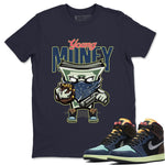 Jordan 1 Bio Hack Sneaker Match Tees Young Money Sneaker Tees Jordan 1 Bio Hack Sneaker Release Tees Unisex Shirts