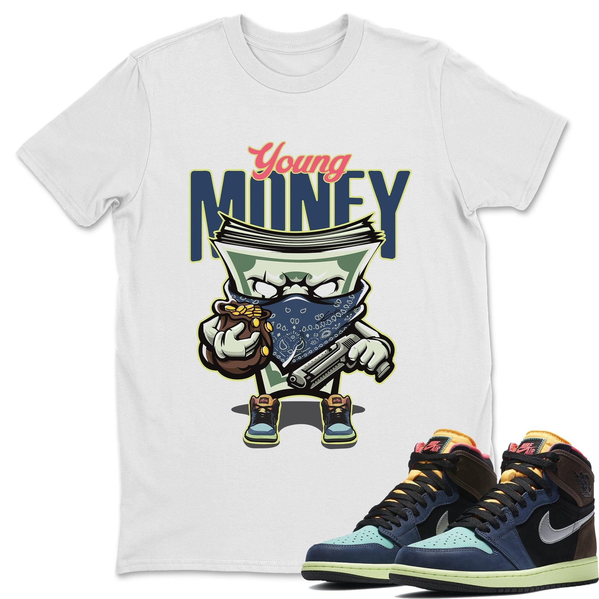 Jordan 1 Bio Hack Sneaker Match Tees Young Money Sneaker Tees Jordan 1 Bio Hack Sneaker Release Tees Unisex Shirts